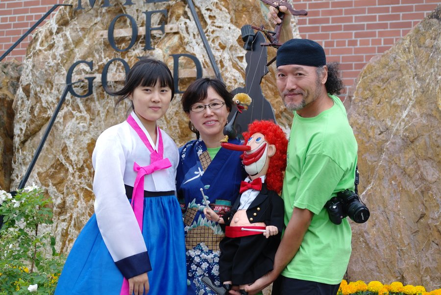 Gina Kim with fellow missionaries