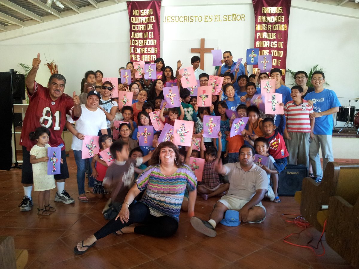 Gina Kim on a short-term mission trip with a church community in Mexico